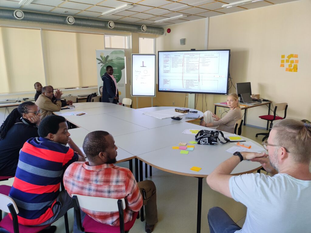 One outcome of the Kilimanjaro VET Project will be entrepreneurship module and teaching materials for Tanzanian VET providers. Progress and future steps for this were discussed with Ave Paaskivi, the project manager.