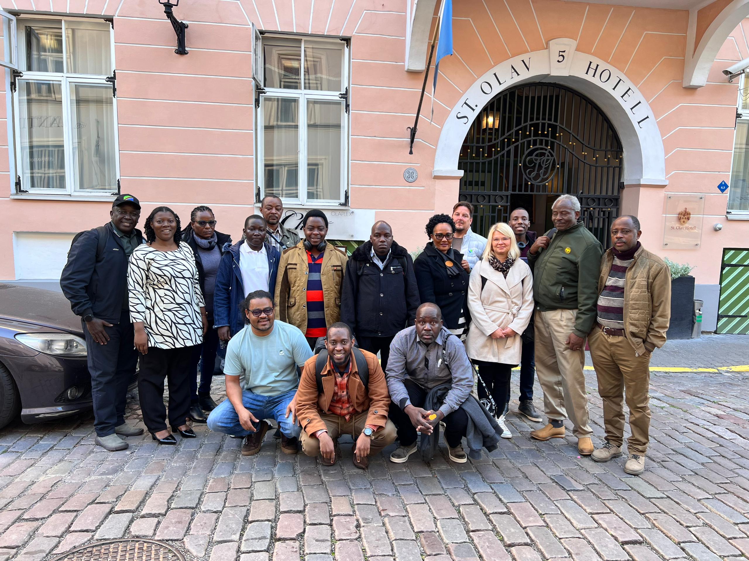 Last evening in Estonia was spent in the capital – Tallinn. The group photo of Tanzaninan visitors before heading to the airport after two weeks in Finland and Estonia. Niina Nissinen and Jarno Temonen