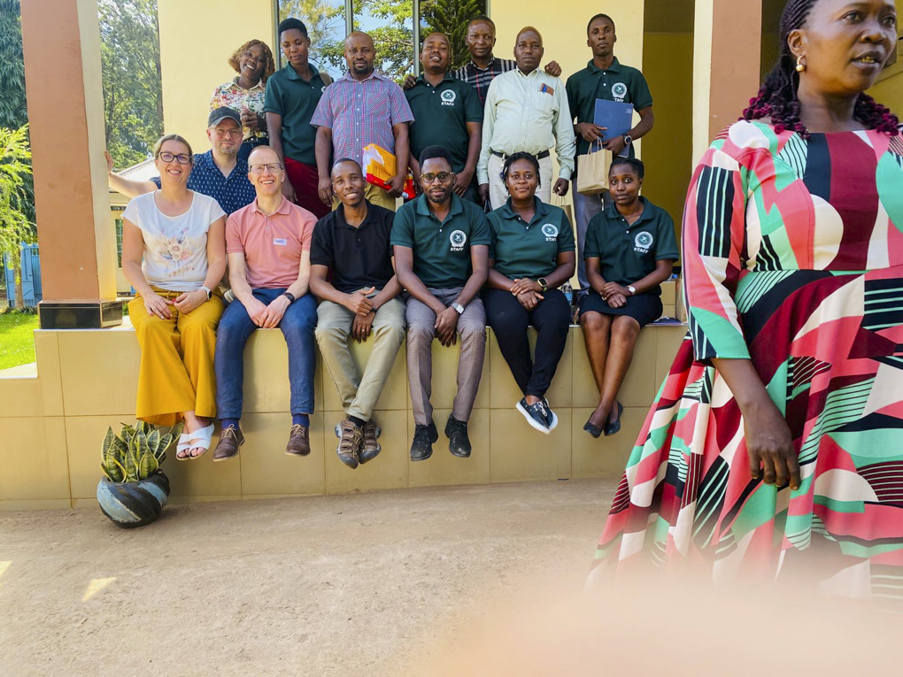 Several group photos were made together to celebrate the successful finish of the training.